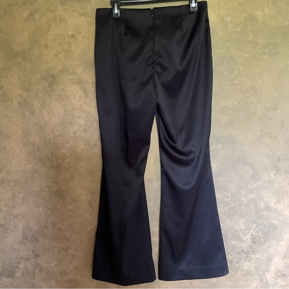 Vintage 90s Y2K le chateau Lace Up Low Rise Flares - Picture 2 of 7